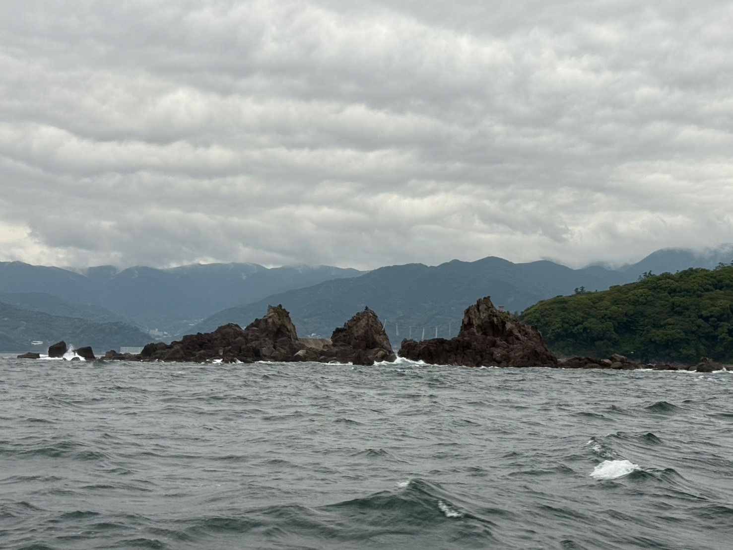 三ツ石ポイント付近の景色